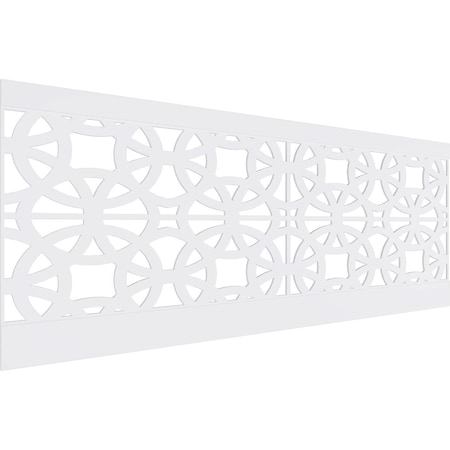 Ekena Millwork 36"H x 94 1/2"W Brownsville PVC Wainscot Paneling Kit WPK36X94BNE